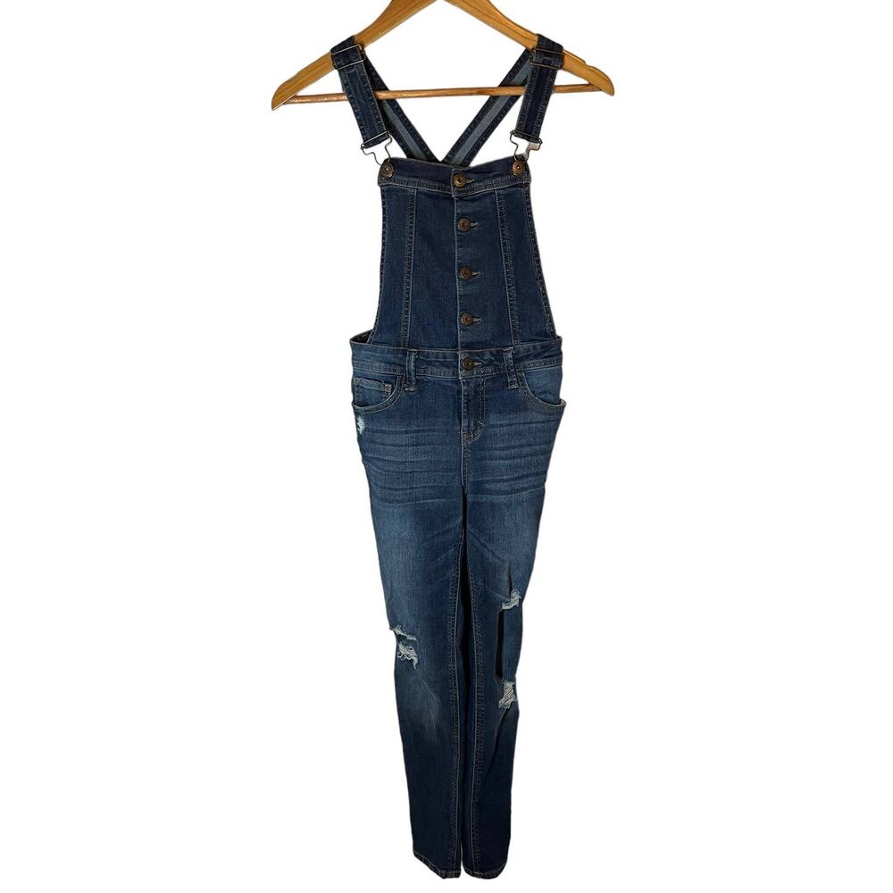 TRUE CRAFT Distressed Denim Overall SZ 12